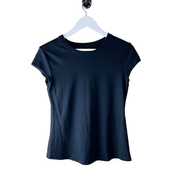 Universal Standard Ashley cap sleeve tee Size 3XS 2-4 Black - Picture 6 of 10